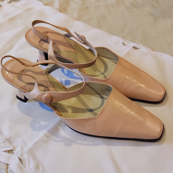 Pink Easy Spirit Slingback Heels - Picture 3 of 4